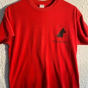 Men’s K9 Preowned T-shirt Size Medium Red And Black